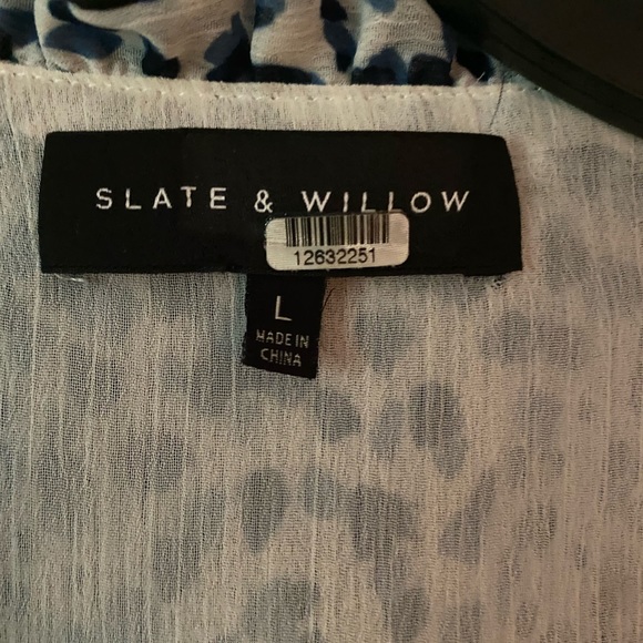 Slate and Willow Smocked Waist Mini - Picture 2 of 4